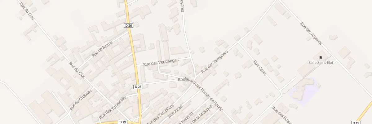 Plan du 10 Rue des Vendanges à Ambonnay