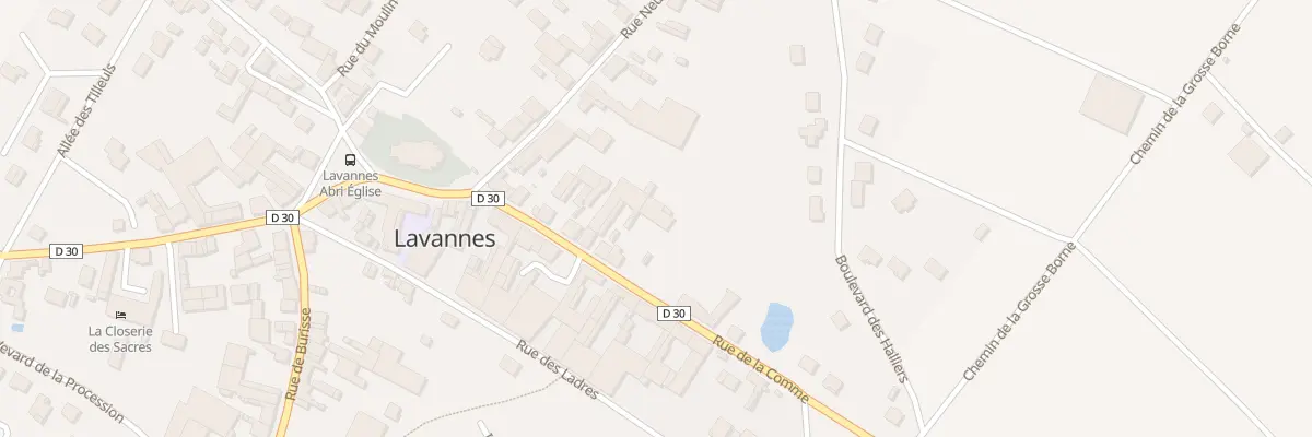 Plan du 9B Rue de la Comme à Lavannes