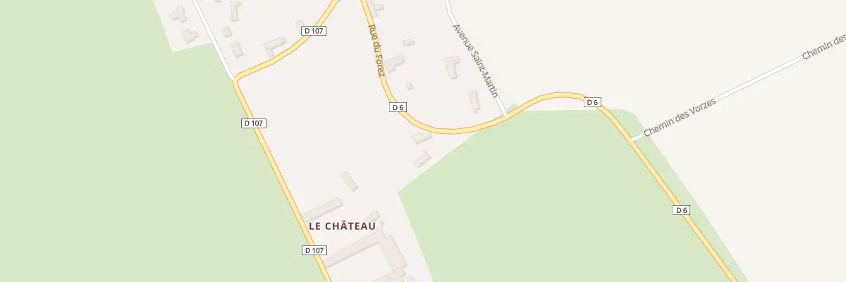 Plan du 494 Rue du Forez à Montbrison