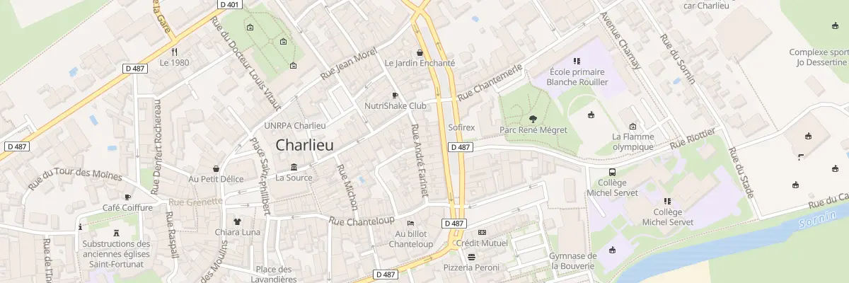 Plan du 16 Rue André Farinet à Charlieu