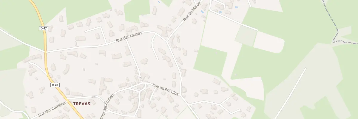 Plan du 7 Rue du Pré Clos aux Villettes
