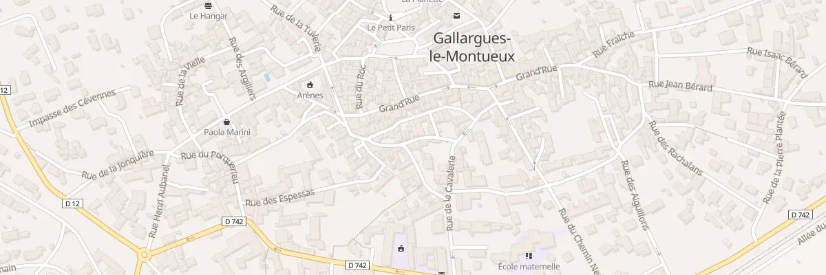 Plan du 4A Rue de la Calade à Gallargues-le-Montueux