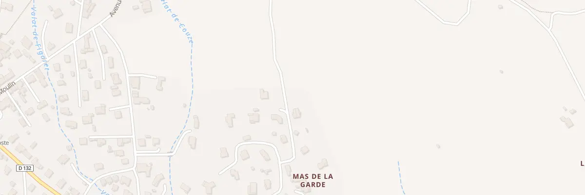 Plan du 380 Mte de la Tourette aux Mages