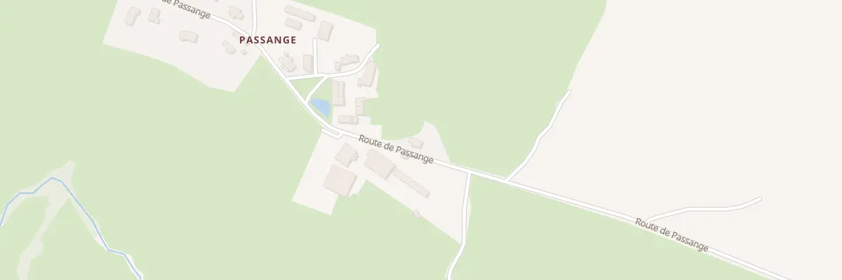 Plan du 21 Rte de Passange à Volesvres