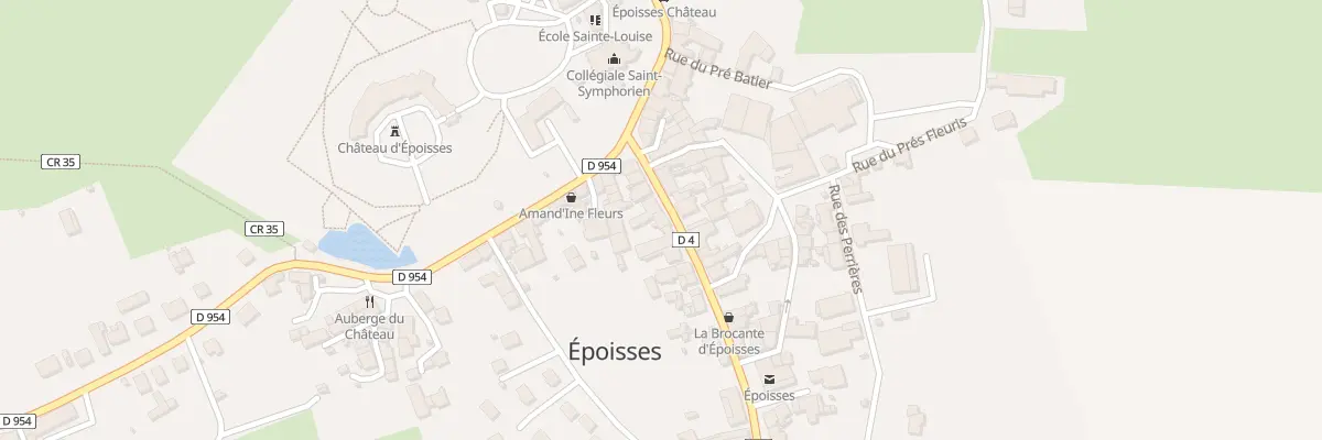 Plan du 10 Rue des Forges à Époisses