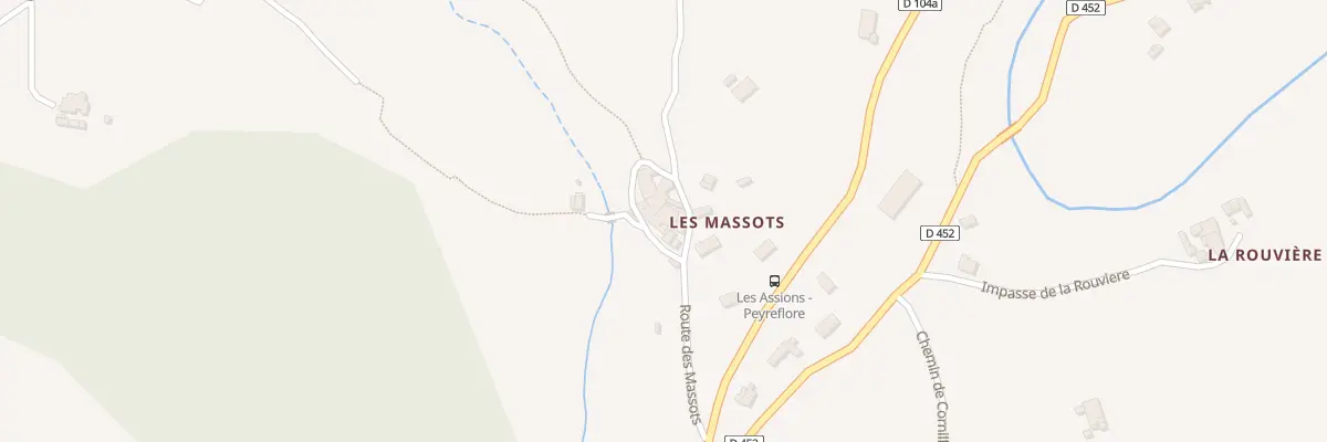 Plan du 5113 Les Massots aux Assions