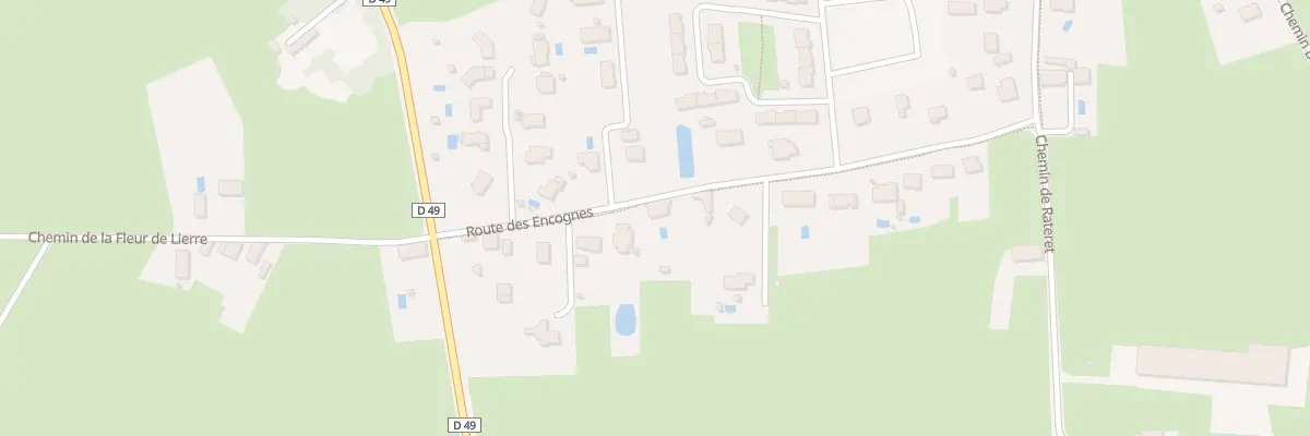 Plan du 767 Rte des Encognes à Chandon