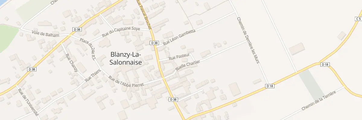 Plan du 1 Rle Charlier à Blanzy-la-Salonnaise