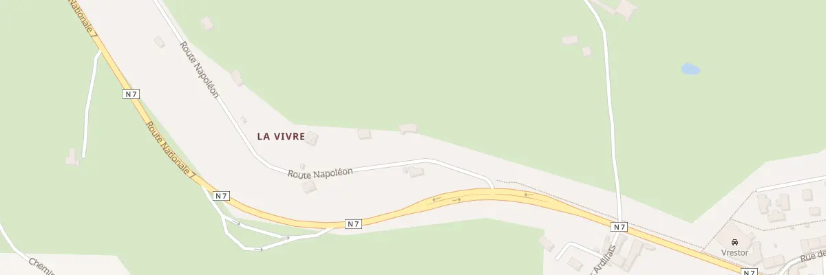 Plan du 106 Rte de Napoleon à Neaux