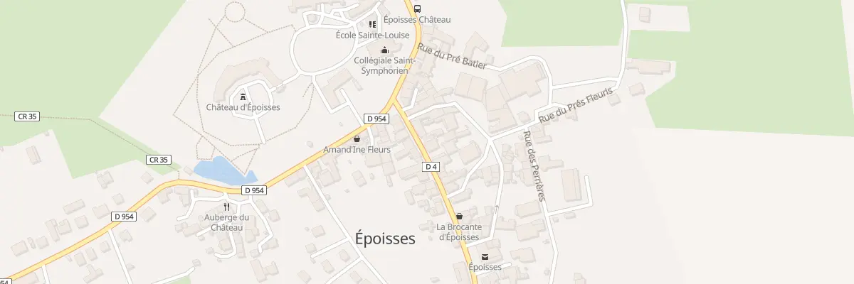 Plan du 7 Rue des Forges à Époisses
