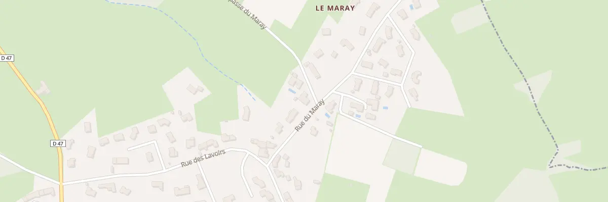 Plan du 1 Imp du Maray aux Villettes