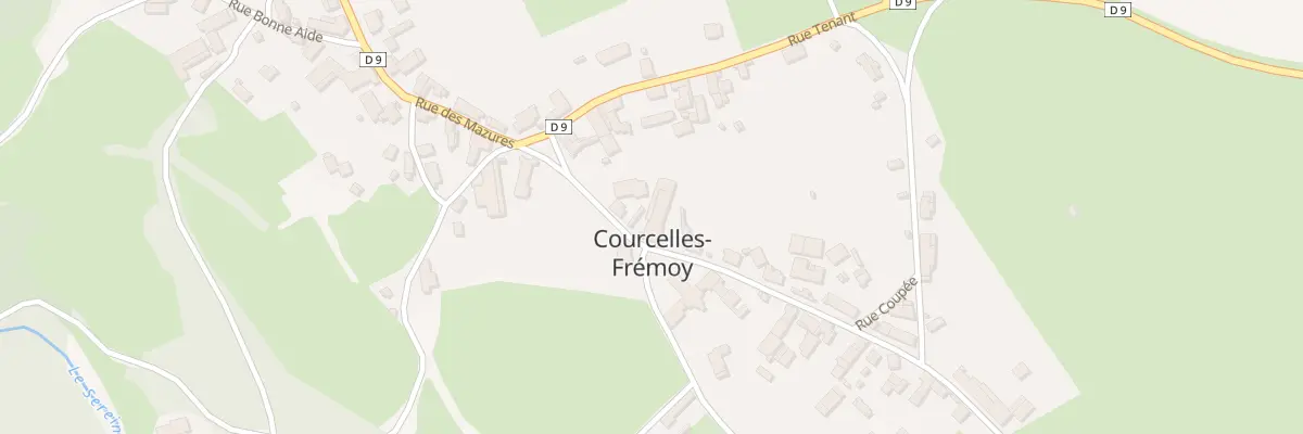 Plan du 5 Rue Gueneau à Courcelles-Frémoy