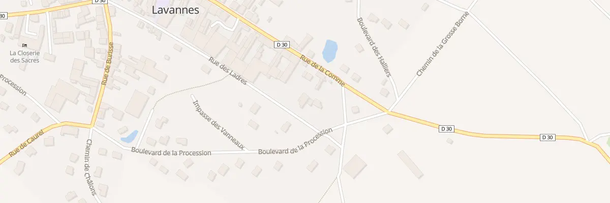 Plan du 15 Rue des Ladres à Lavannes