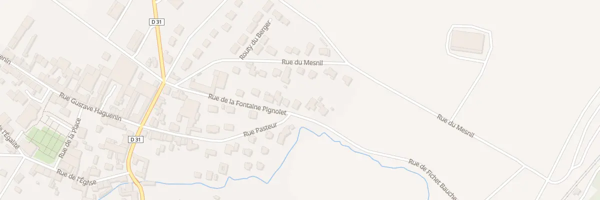 Plan du 19 Rue de la Fontaine Pignolet à Bazancourt