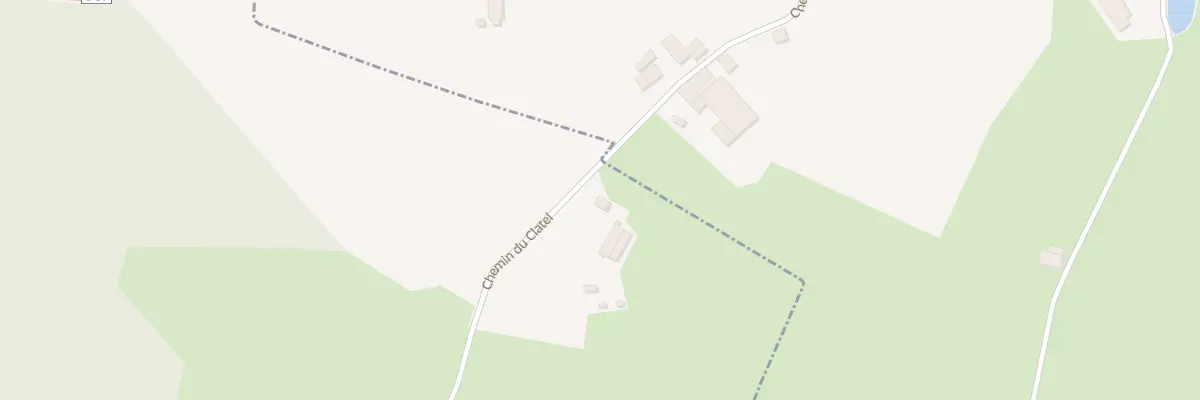 Plan du 285 Che du Clatel à Perreux