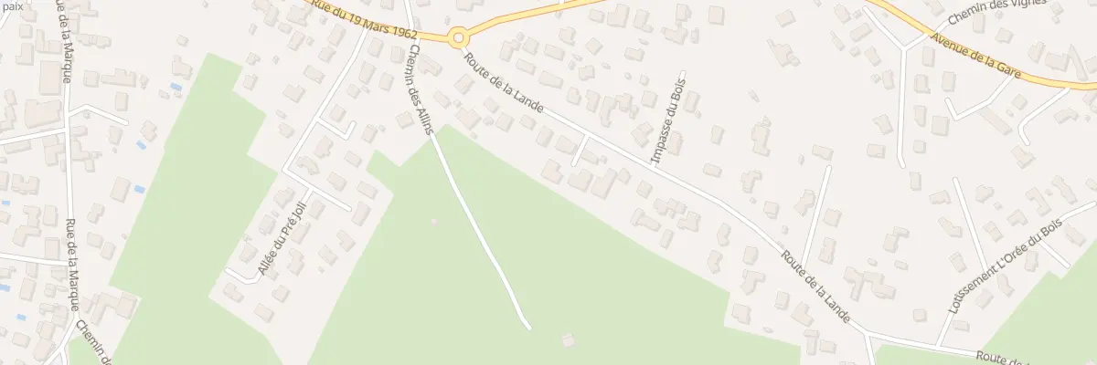 Plan du 12B Rte de la Lande à Saint-Marcellin-en-Forez
