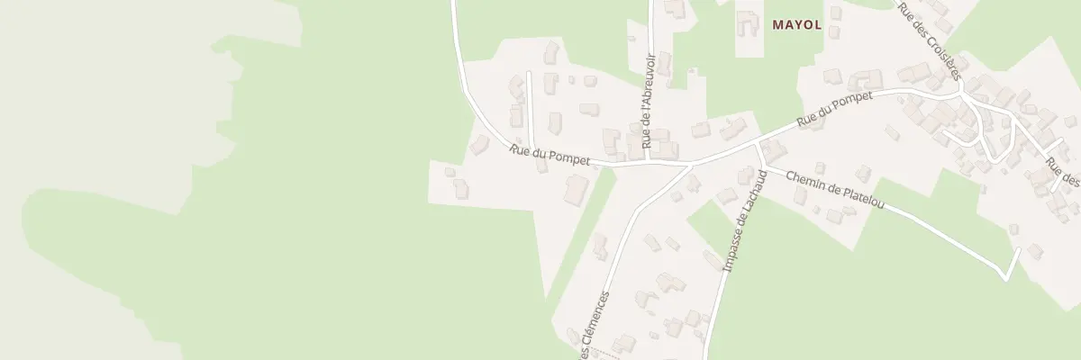 Plan du 375 Rue du Pompet à Malvalette