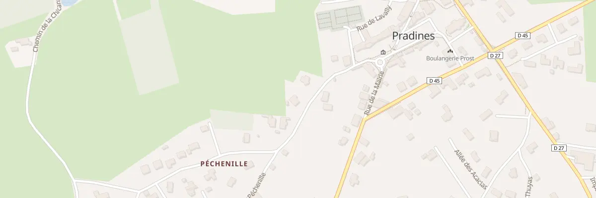 Plan du 106 Rue de Pechenille à Pradines