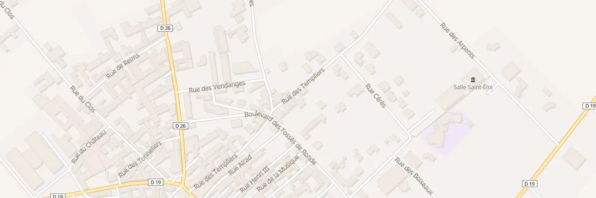 Plan du 12B Rue des Templiers à Ambonnay