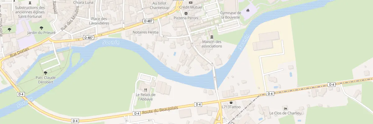 Plan du 18A Rue du Pont de Pierre à Charlieu