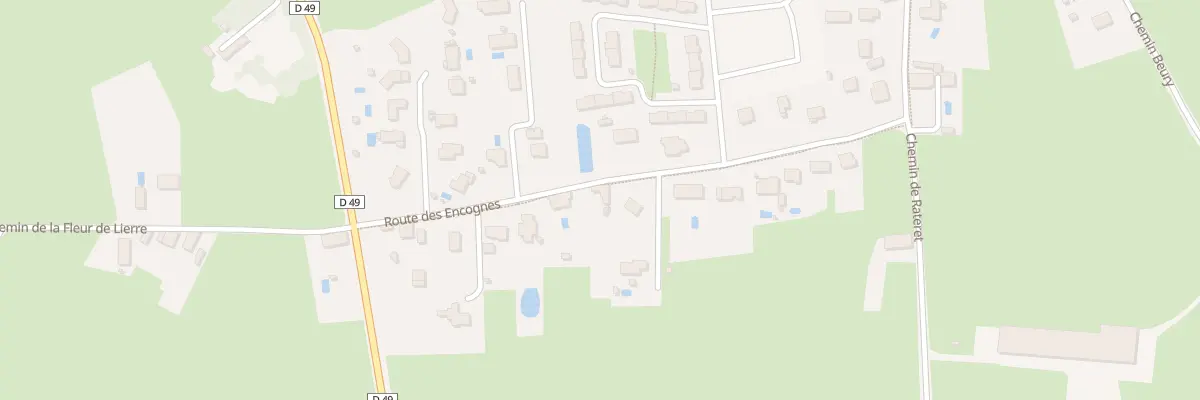 Plan du 751 Rte des Encognes à Chandon
