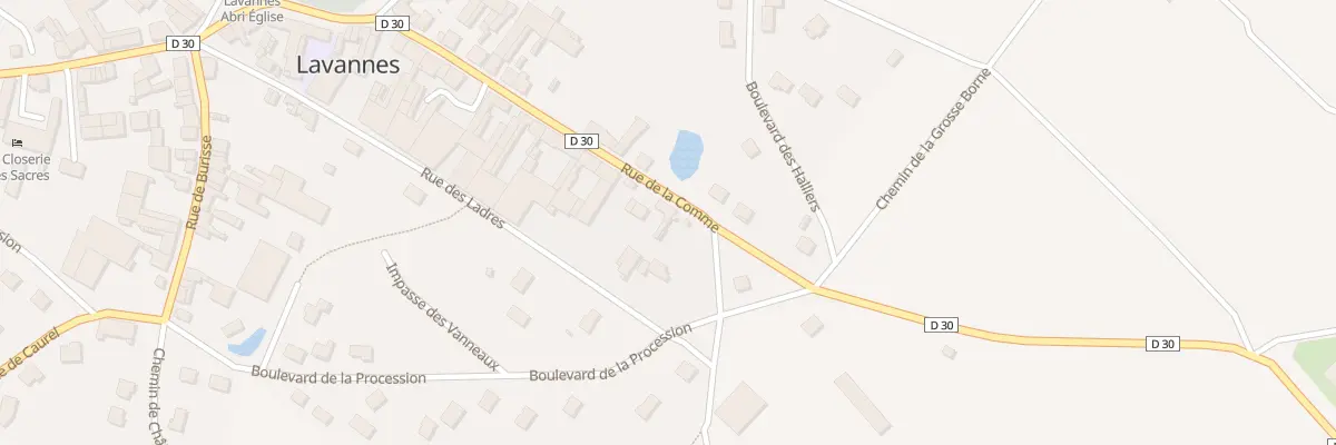 Plan du 20 Rue de la Comme à Lavannes