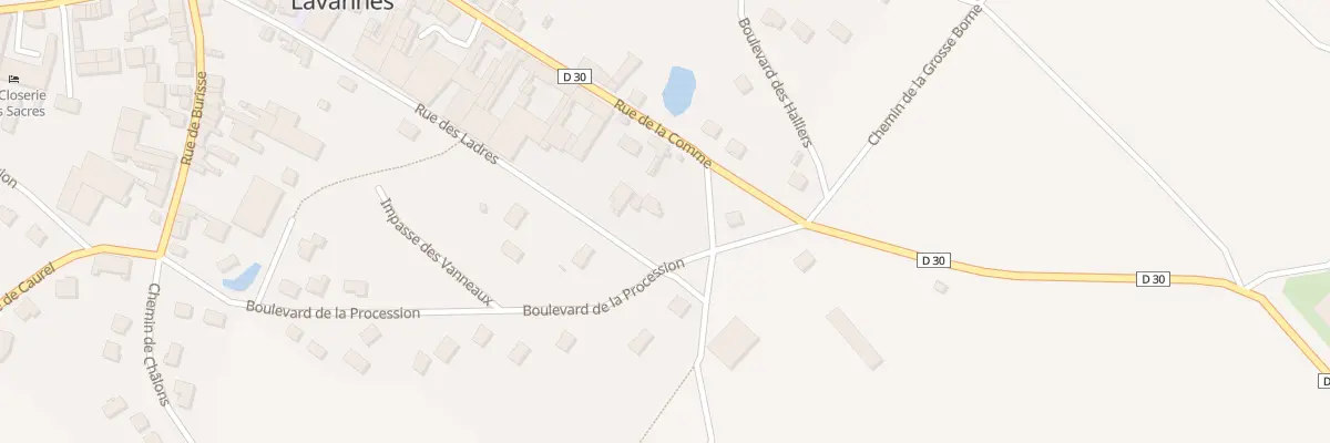 Plan du 22 Rue de la Comme à Lavannes