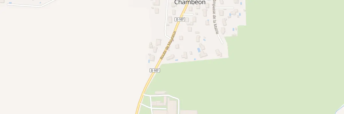 Plan du 25 Rte de Magneux à Chambéon