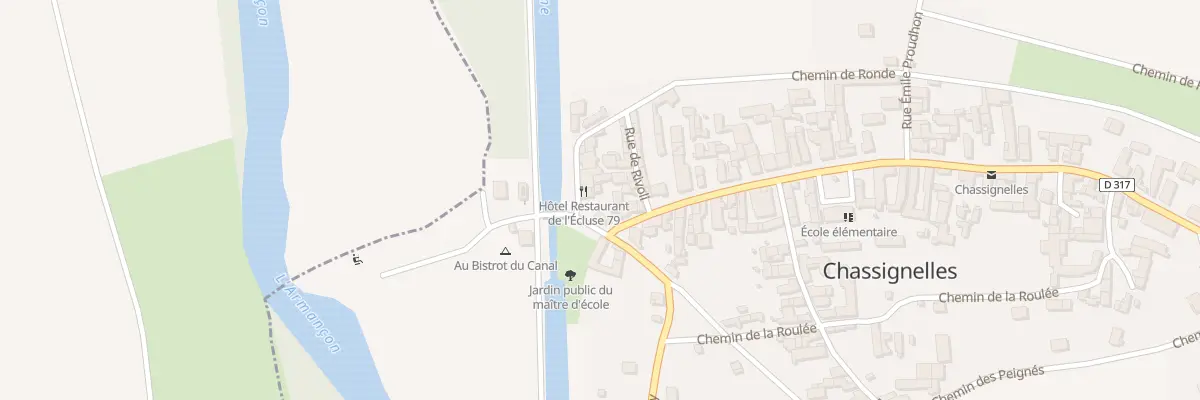 Plan du 80 Gr Grande Rue à Chassignelles