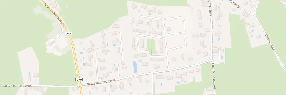 Plan du 130 All des Tilleuls à Chandon
