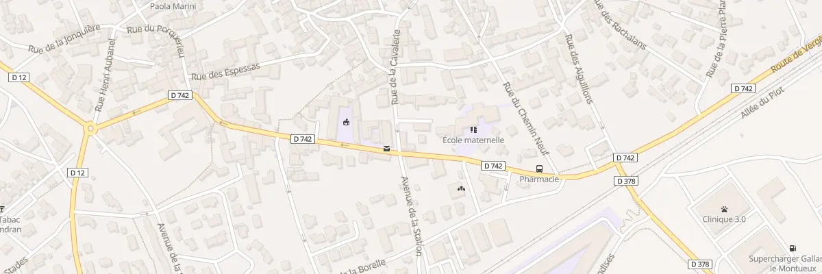 Plan du 10 Rue de la Cavalerie à Gallargues-le-Montueux