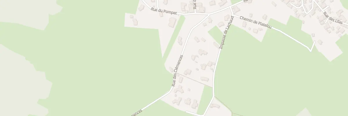 Plan du 160 Les Clemences à Malvalette