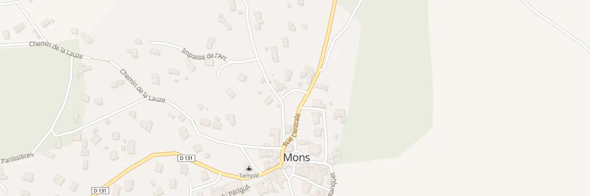 Plan du 18 Rue Centrale à Mons