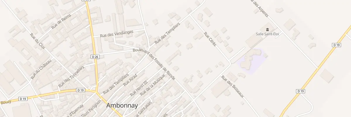 Plan du 17 Bd des Fossés de Ronde à Ambonnay