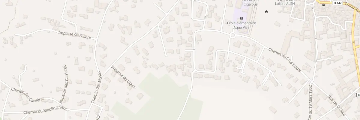 Plan du 231 Rue Jeanne et Marcel Encontre à Aigues-Vives