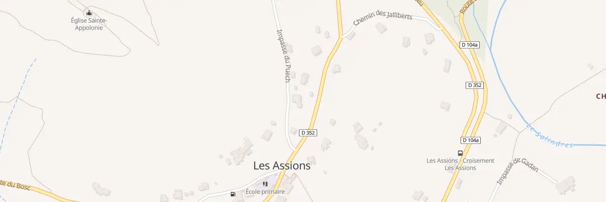Plan du 5644 Le Village aux Assions