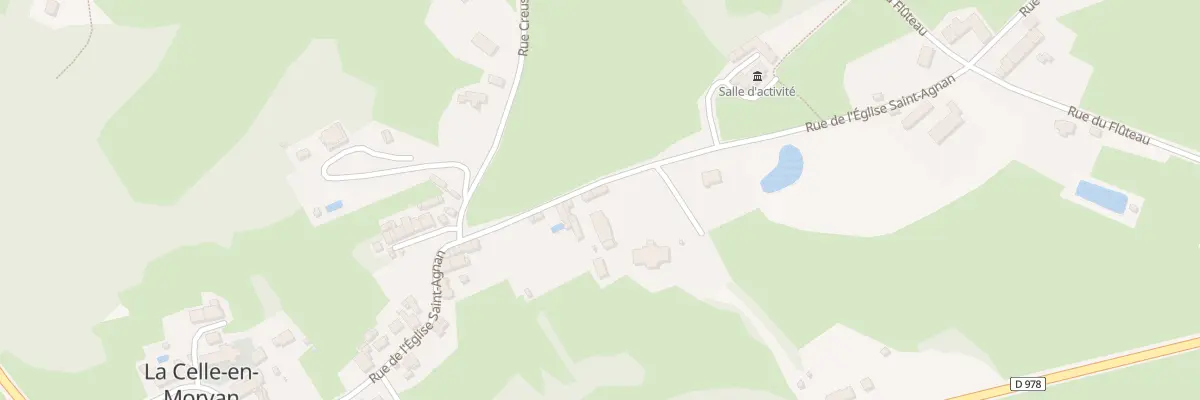 Plan du 5277 Le Magny à La Celle-en-Morvan