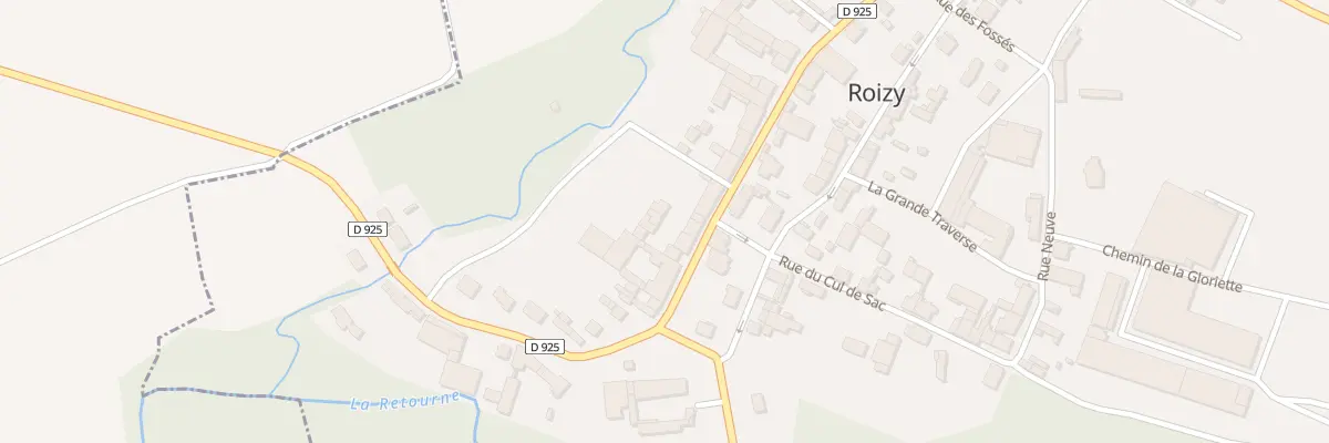 Plan du 28B Gr Grande Rue à Roizy