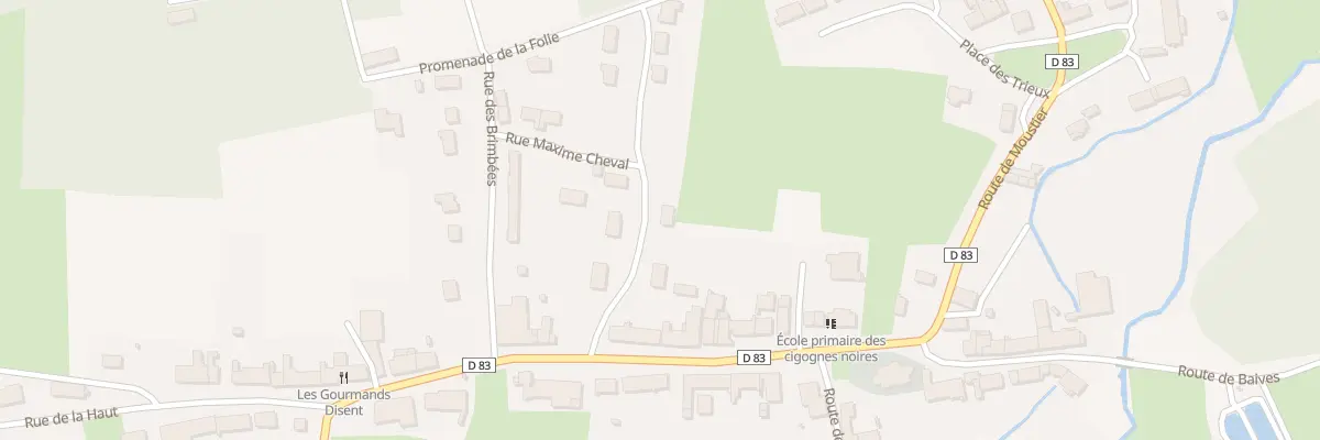 Plan du 6 Rue des Sartis à Wallers-en-Fagne