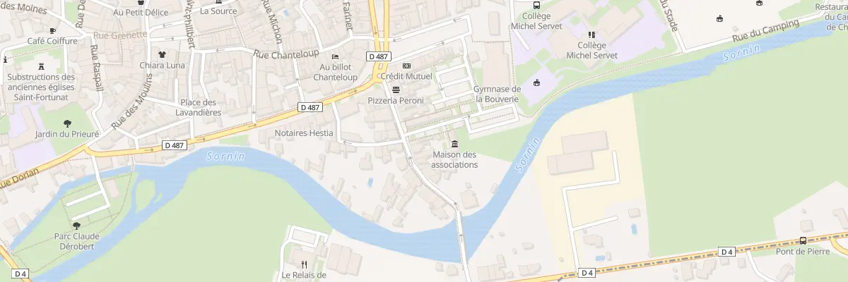 Plan du 15 Rue du Pont de Pierre à Charlieu