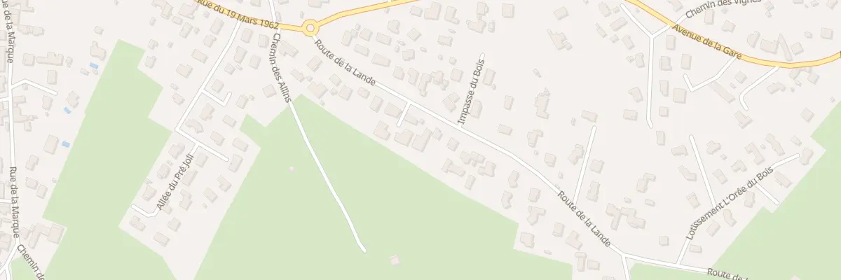 Plan du 14B Rte de la Lande à Saint-Marcellin-en-Forez