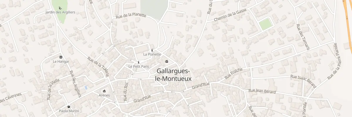 Plan du 8 Rue Marcel Dublet à Gallargues-le-Montueux