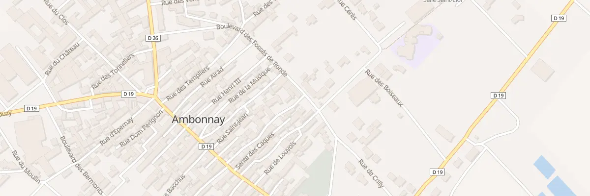 Plan du 20 Bd des Fossés de Ronde à Ambonnay