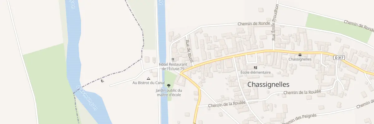 Plan du 1 Rue Rivoli à Chassignelles