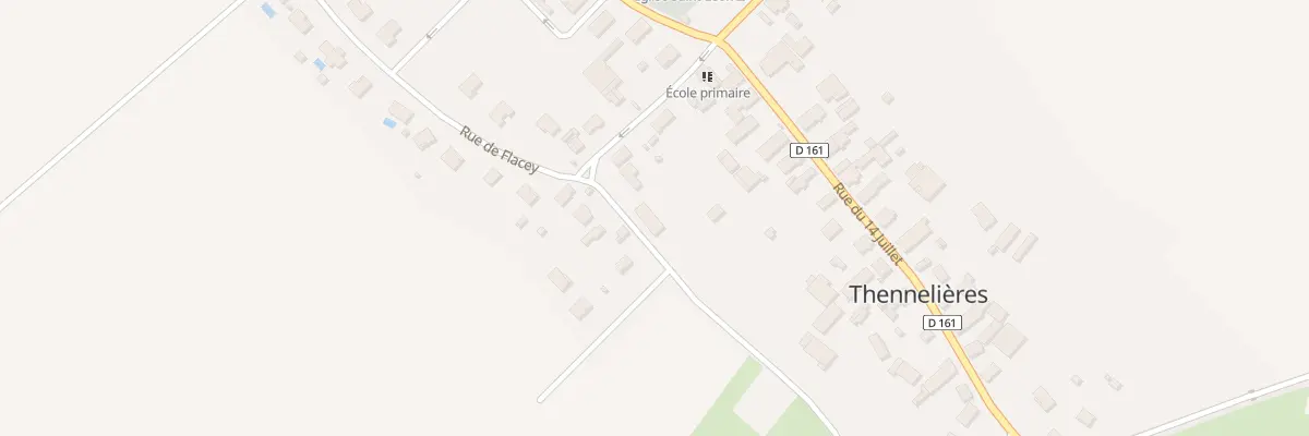 Plan du 9 Rue Haute à Thennelières