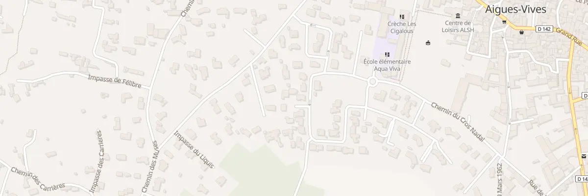 Plan du 249 Rue Jeanne et Marcel Encontre à Aigues-Vives