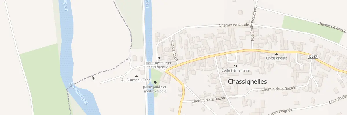 Plan du 3 Rue Rivoli à Chassignelles