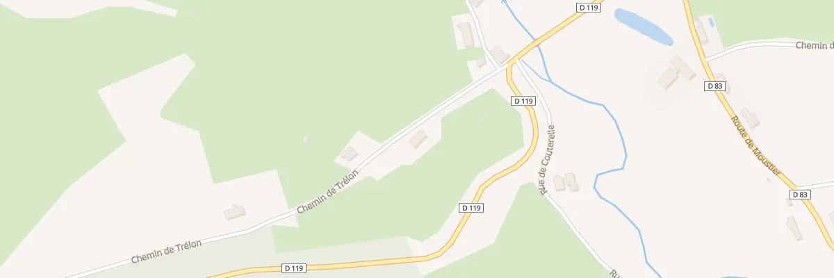Plan du 1 Rue Vieux Chemin de Trélon à Eppe-Sauvage