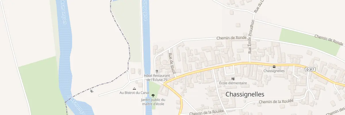 Plan du 6 Rue Rivoli à Chassignelles