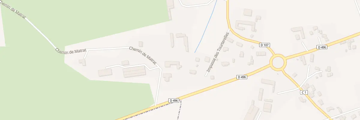 Plan du 2207 Che de Matrat à Chalain-le-Comtal